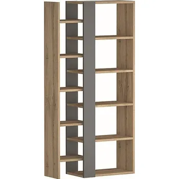 Knihovna Nábytek PEGAS s.r.o. Regál COMBO, Dub Wotan/Antracit