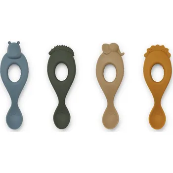 Příbor LIEWOOD Set 4 lžiček Safari/blue multi mix