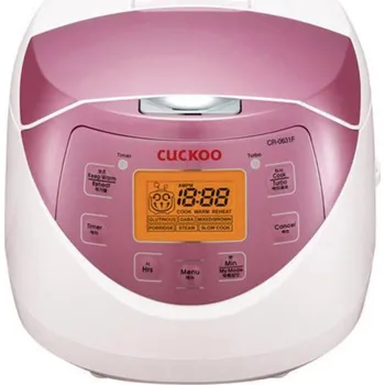 Rýžovar Cuckoo CR-0631F vařič rýže bílá, růžová