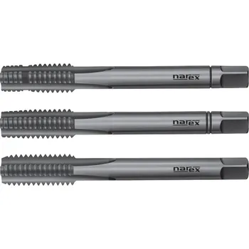 Závitořezný nástroj Narex zd 041537082080800 | Ruční sadový závitník broušený 0290, na nerez, sada 3 ks DIN 352 C, typ VA, M8, HSSE, 6H, OX
