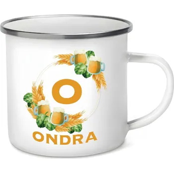Plecháček - Pivní věnec s monogramem a jménem Ondra