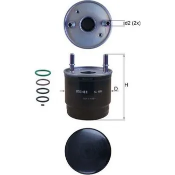 Palivový filtr Palivový filtr KNECHT KL 1002D