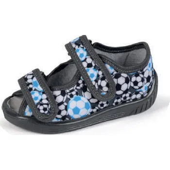 RAWEKS Dětská domácí obuv s vyndávací koženou stelkou OLEK 207 Velikost: 20