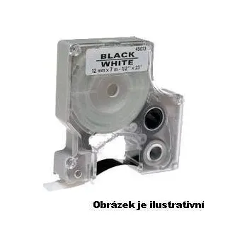 Kancelářská technika AB COM DYMO D1 S0720680 páska černá na bílé pásce