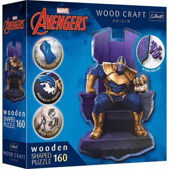 Puzzle Wood Craft Origin puzzle Thanos na trůnu