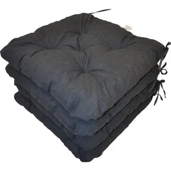 Podsedák Nábytek PEGAS Sedák UNI Maxi barva tmavě šedý melír - set 4 kusy