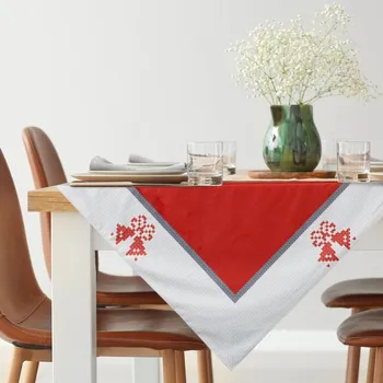 ubrus Vánoční červenobílý ubrus s potiskem Šířka: 85 cm | Délka: 85 cm