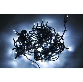 Vánoční dekorace HOMESTYLING Vánoční světelný řetěz studená bílá 320 LED / 24 m KO-AX8400050