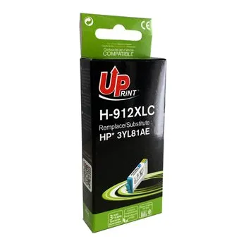 UPrint kompatibilní ink s 3YL81AE, HP 912XL, cyan, 825str., pro HP Officejet 8012, 8013, 8014, 8015 OJ Pro 8020
