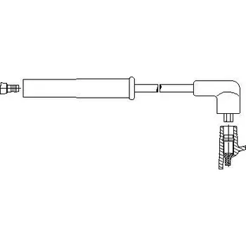 Zapalovací kabel zapalovací kabel, , 6493651, BREMI, 8A10/60