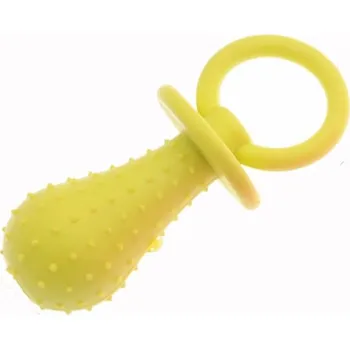 Hračka pro psa Žvýkací dudlík - zelenožlutá