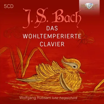 Zahraniční hudba J.S. Bach: Das Wohltemperierte Klavier BWV 846-893 (5CD) (Wolfgang Rübsam, lute-harpsichord)