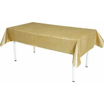 Santex Ubrus s glitry zlatý 3 m