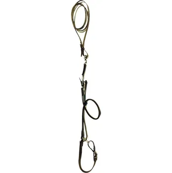 Vodítko pro psa Vypouštěcí vodítko s obojkem, přírodní kůže