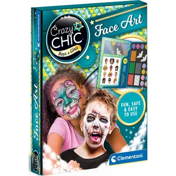 Speciální výtvarná barva Clementoni Crazy Chic Face Art