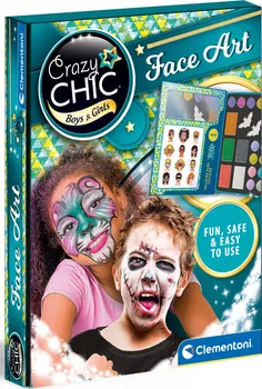 Speciální výtvarná barva Clementoni Crazy Chic Face Art