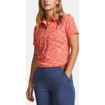 Under Armour Tričko UA Playoff Printed SS Polo-RED - Dámské Under Armour červená 2501258