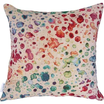 Dekorativní polštářek Dekorační polštář barevné skvrny, 45x45 cm