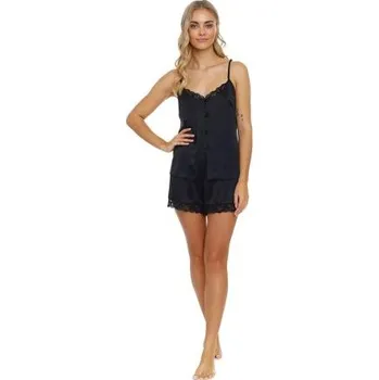 Dámské pyžamo Dámské pyžamo DoctorNap 5100 černé XL