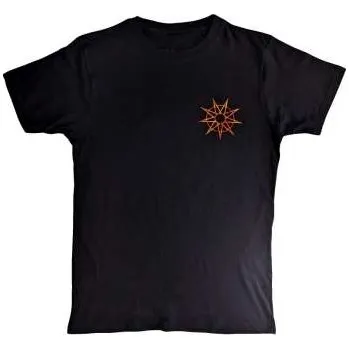 Pánské tričko Merch Slipknot: Slipknot Unisex T-shirt: The End So Far Flame Logo (back Print) (xx-large) XXL