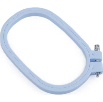 Vyšívací rámeček plastový, barva 2 modrá světlá