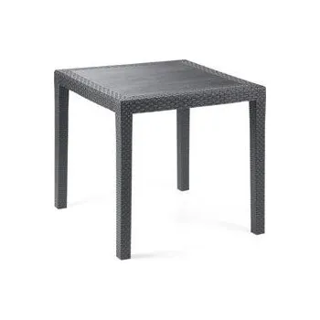 Zahradní stůl čtvercový zahradní plastový stůl - UZN