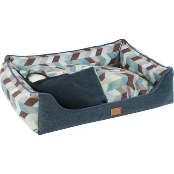 Pelíšek pro psa O´LALA PETS Pelech s bočnicemi LOUIS 55x80cm Modrá