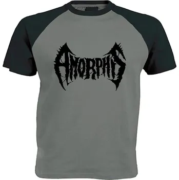 Pánské tričko šedo černé triko Amorphis