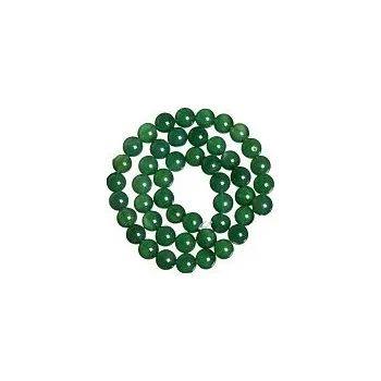 Dětské navlékací korálky Achát, 6 mm (62 ks)