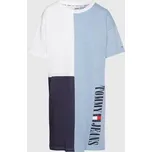 Dámské tričkové šaty Tommy Hilfiger UW0UW04515 modrá XS