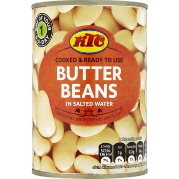 Luštěnina KTC Nakládané Máslové Fazole 400g