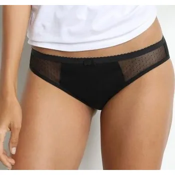 Kalhotky Dámské menstruační kalhotky DIM 0BDP MENSTRUAL LACE černá L