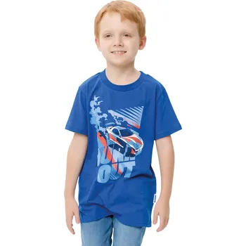 Chlapecké tričko Burn Out - tmavě modrá 134