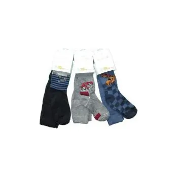 Dětské punčocháčky Auravia GHF19 autíčka šedá 4-6