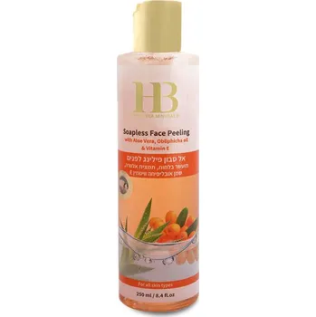 Pleťový peeling H&B Dead Sea Minerals Jemný pleťový peeling s Aloe Vera 250 ml