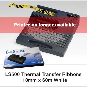 LS500 Thermal Transfer Ribbons 110mm x 60m White