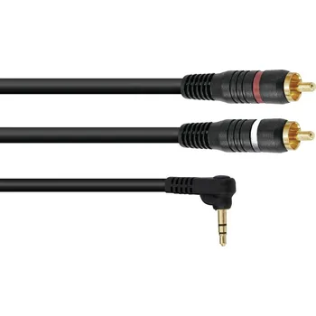 Audio kabel Kabel SKCW-15 Jack 3,5 stereo rohový - 2x RCA, 1,5 m