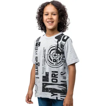 Chlapecké tričko Sport - šedý melanž 158