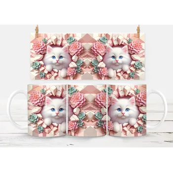 Keramický hrneček - kočička 4