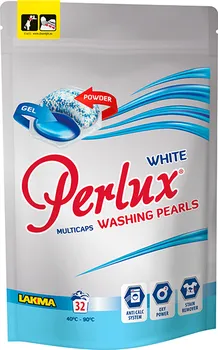 Tableta na praní Perlux Oxy Power prací perly na bílé prádlo 32 ks
