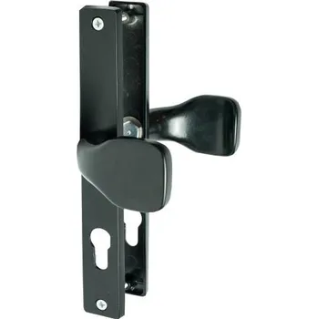 Pohon brány Kování koule-koule se štítkem, černá, rozteč 72mm