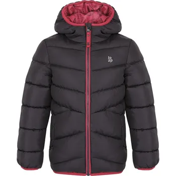 Dívčí oblečení Dětská bunda LOAP INLAS CLK2351 TMAVĚ ŠEDÁ 112-116