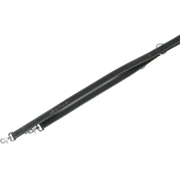 Vodítko pro psa Trixie Kožené vodítko přepínací Heartbeat Rustic L-XL 2m/25mm Černé