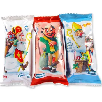 Perníky s ovocnou náplní mix Mikuláš a čert 60 g