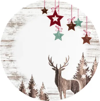 Talíř Christmas mělký talíř 28 cm LIFE, bílá, Seltmann Weiden