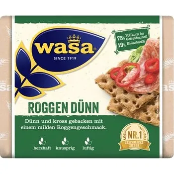 WASA KNÄCKEBROT TENKÝ ŽITNÝ 205g NĚMECKO!