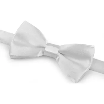 Saténový motýlek v krabičce, barva 1 (10x5 cm) bílá