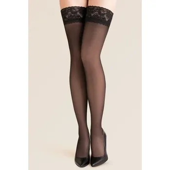 Dámské punčochy Dámské samodržící punčochy Gabriella Calze černé černé 12