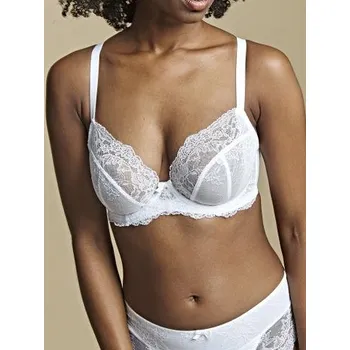 Podprsenka Dámská nevyztužená podprsenka PANACHE 9396 ANA bílá 80F