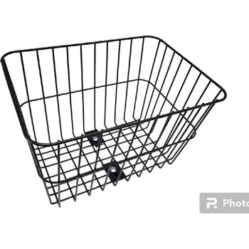 brašna na kolo Koš na nosič zadní 280x380x260mm černý